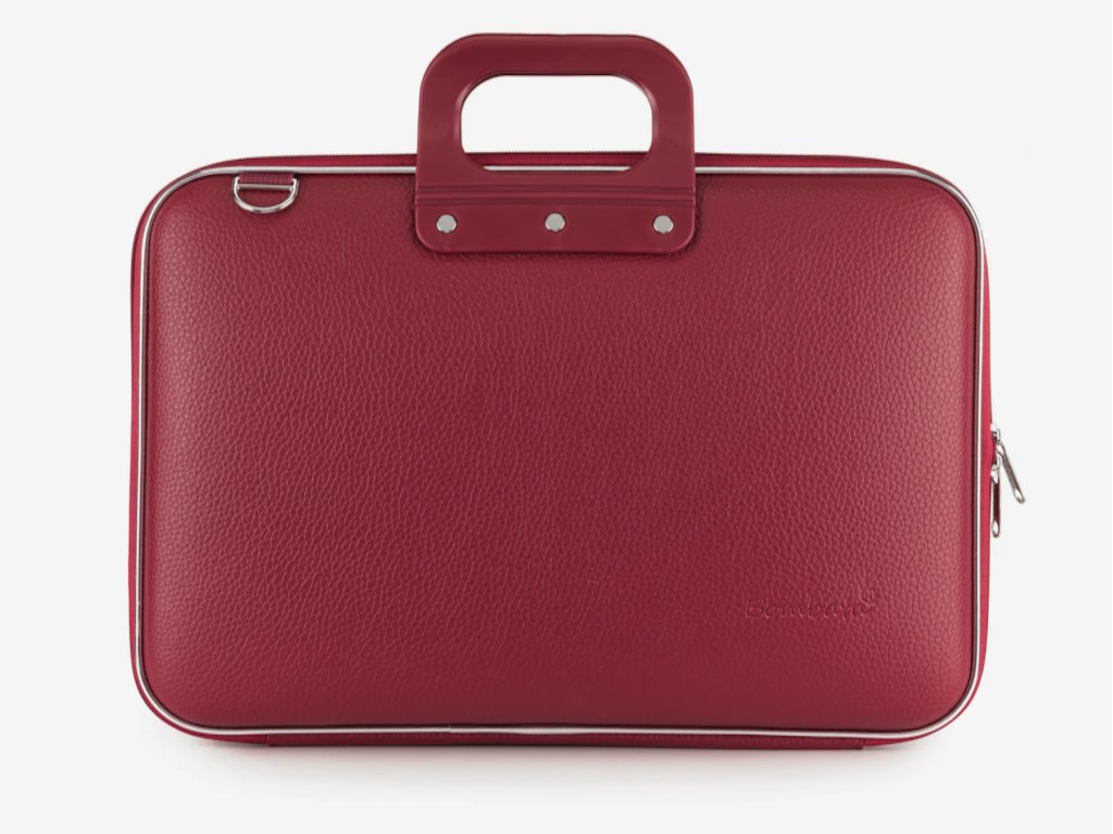 Bombata Torba  Classic Vinil 15" Borgogna red/Crvena